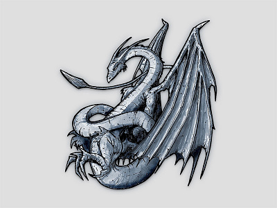 pH Dragon art dragon illustration