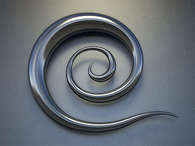 Catelo Spiral 3d blender logo