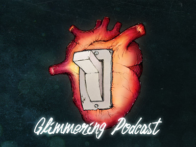 Glimmering Podcast artwork heart podcast switch