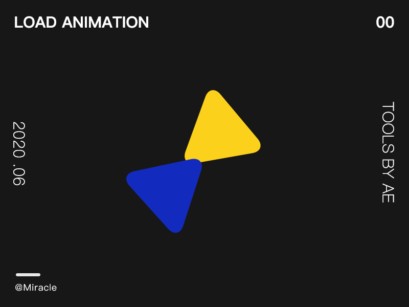 Load animation ae animation design design ux
