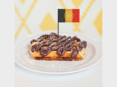 Belgium Waffle belgium football soccer waffle world cup