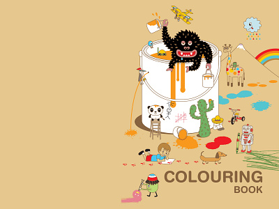 Colouring Book design illustration vector