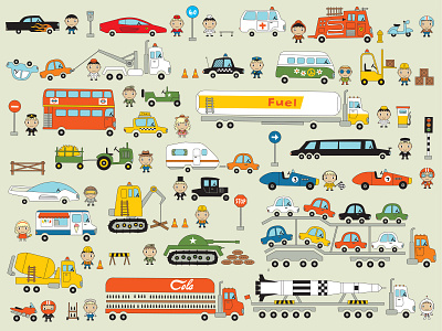 Transport illustration vector