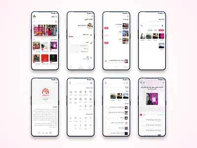 Shenoto - podcast app ali tasbandi app hamid reza khosravi iranian one page app podcast podcast app ui ux