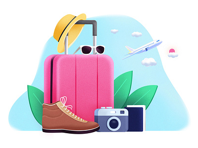 Travel 2d illustration 3d illustration art branding design graphic design illustration illustrator realistic illustration vector