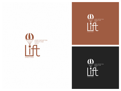 Lift Logo Design brand branding color dailylogo design flat graphic design illustration vector
