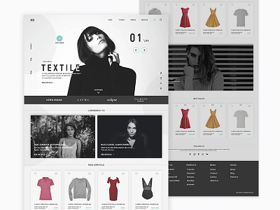 E-commerce for woman's clothes "Txtl&Co"