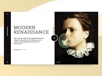 Modern Renassance Web Ui