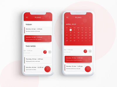 Mobile Planner APP 2019 app app apps application color design flat iphone mobile planner social ui ux ux design vector