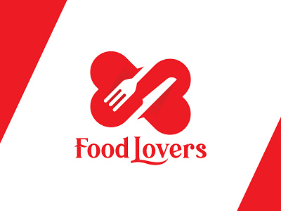 Food Lovers art brand design designer food food and drink logo logobrand logoconcept logoinspiration logotype love lovers monogram
