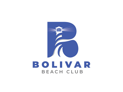 Bolivar Beach Club art beach bold bolivar brand branding club design designer letter logo logobrand logoinspiration logotype mark monogram