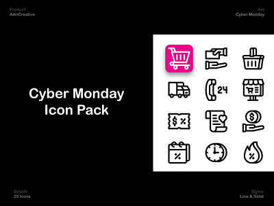 Cyber Monday Icon Pack