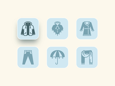Winter Clothes and Accessories art brand design designer flaticon flaticondesign icon icon design icon set iconfinder iconography icons iconscout iconutopia illustration logo ui winter winter clothes for women