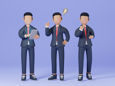 Businessman 3d Character