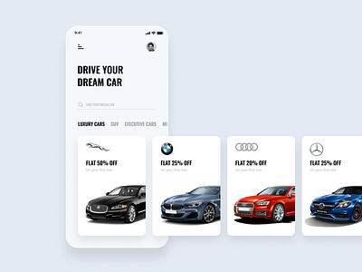 Self-Driving Car Rental App