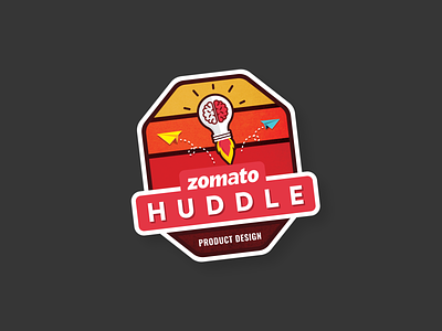 Zomato Huddle Laptop Sticker