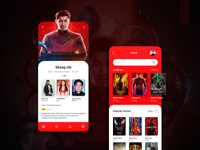 Cinema Booking App app cinema booking app design mobile movie tickets ui ux