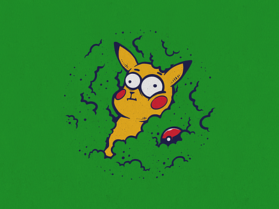 Oh Okey... art cartoon fanart fun funny picachu pokemon retrocartoon t shirt tee vector