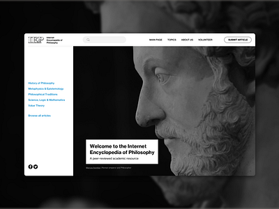 Philosophy Home art design flat minimal philosophy ui ux web website