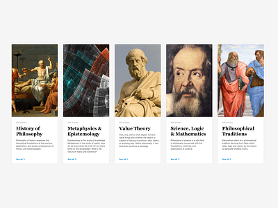 Philosophy topics close-up