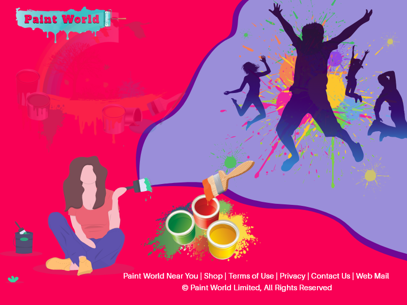 Paint World Design Adobe Xd by Abdur Rahman on Dribbble