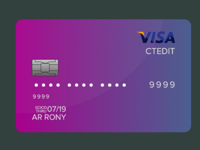 VISA Card-Adobe XD adobe xd