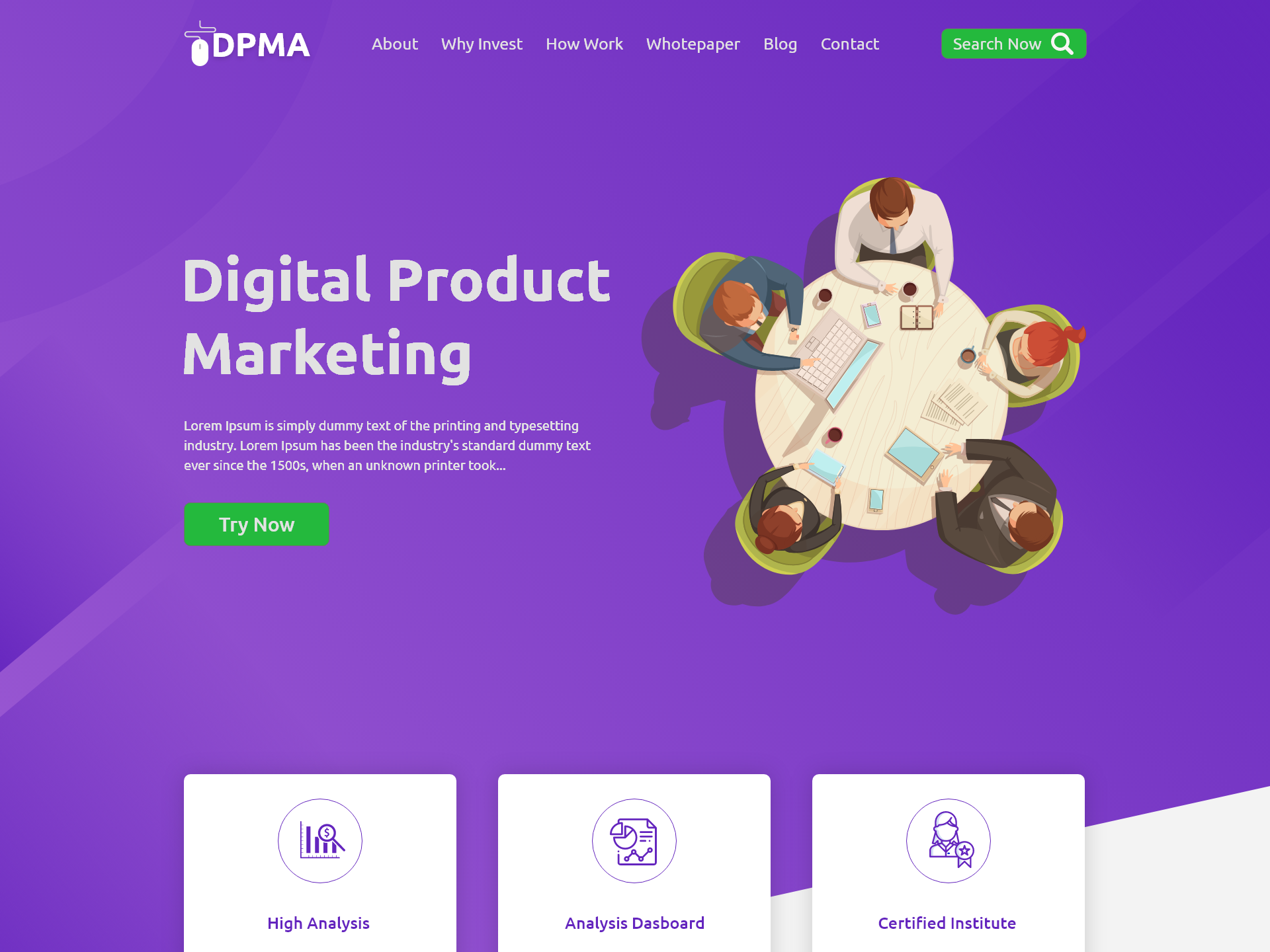 Dribbble - digital_marketing_agency_one_page_web_design-adobe_xd.png by ...