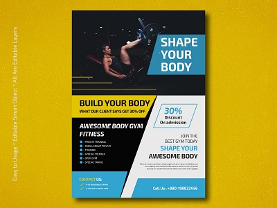 Fitness Flyer Design fitness flyer fitness flyer design fitness flyer design flyer flyer design flyer psd