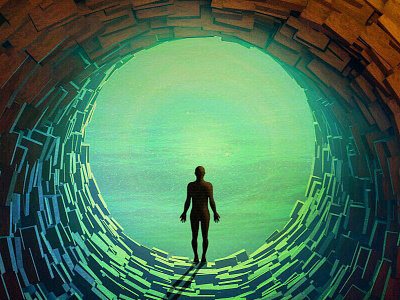 Into Infinity c4d cinema 4d enter the void tunnel