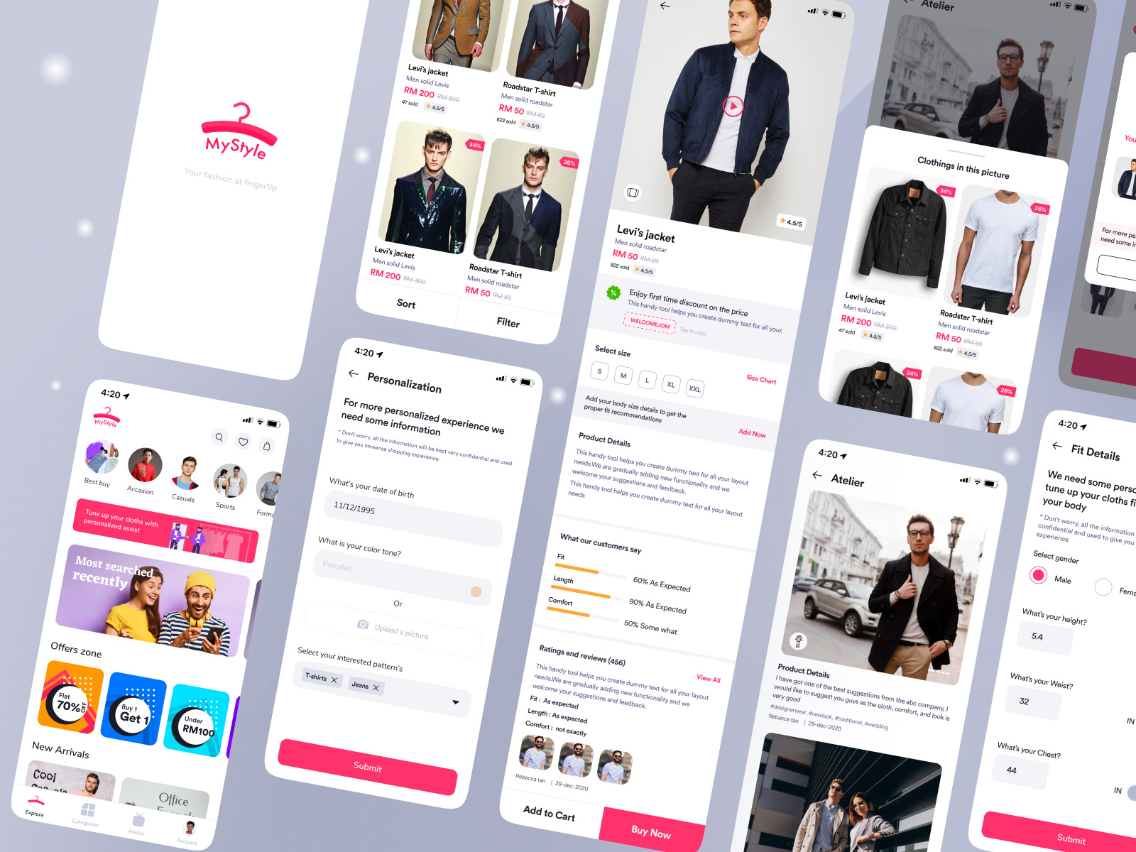 Fashion Retail Experience : UI UX Case Study by Saikiran on Dribbble