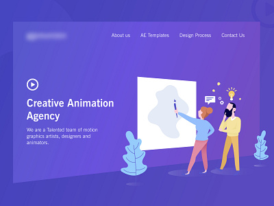 Agency Landing Page landingpage landingpagedesign pagedesign ui ux