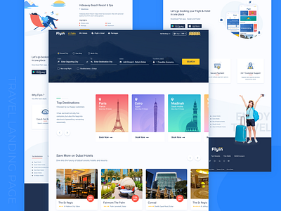 Travel Booking Landing Page