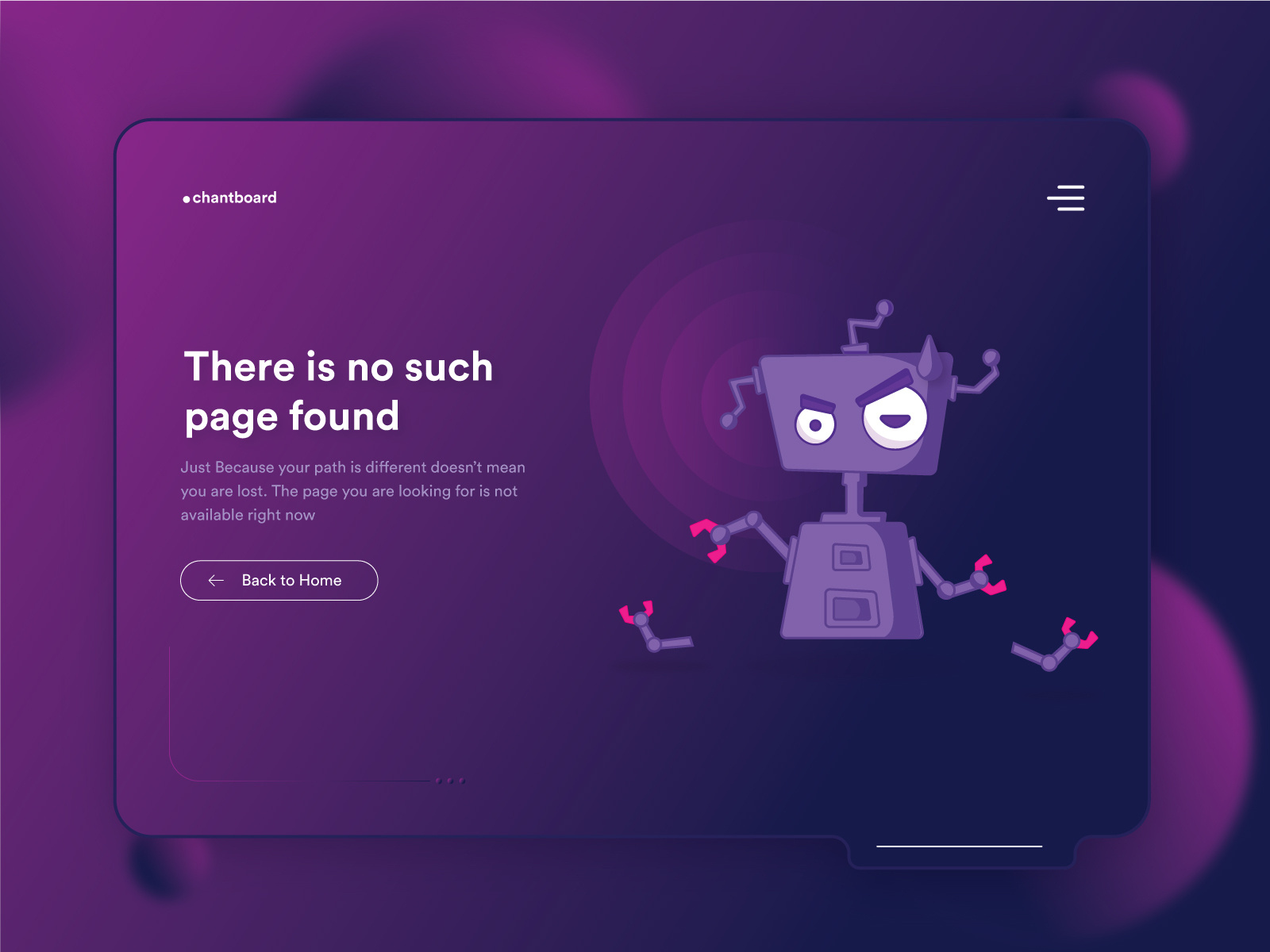 404 Error Screen
