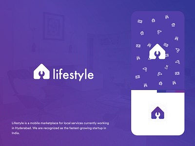 Lifestyle Home services Logo