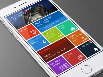 Landing Screen app flat ios landing page metro mobile mobile app ui ui design ux