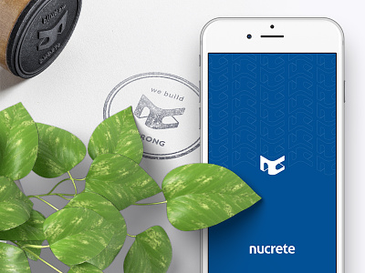 Nucrete Branding branding construction design icon identity logo logotype mark sketch type