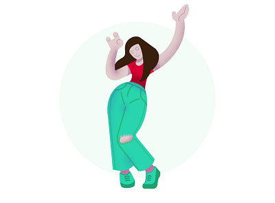 Dancing Girl illustration