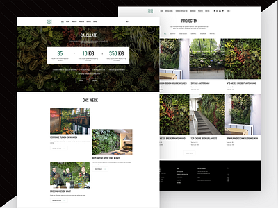 Vertical Gardens branding design gardens graphic design logo ui ui design ux ux design web design