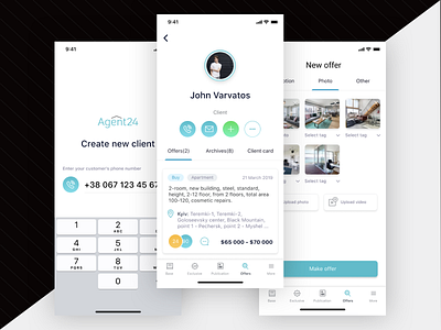 Agent24 design mobile application mobile ui ui ui design ux ux design