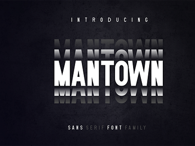 MANTOWN FONT FAMILY