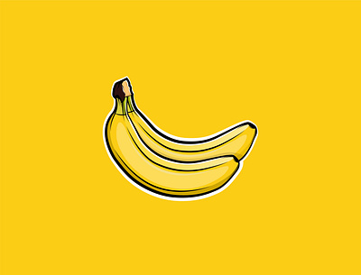 Bananas design illustration vector