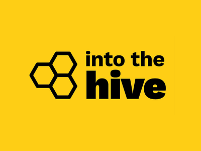 Into the Hive - Logo branding design icon logo typography vector