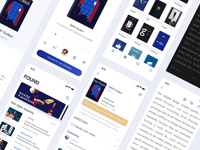 Reading app ui app design ui uiuxdesignapp ux