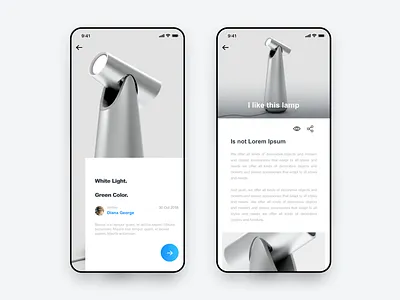 E-commerce page 2（Lamps and lanterns） design ui