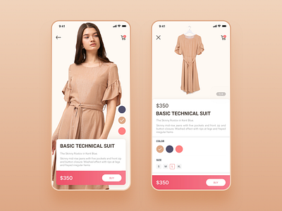 E Commerce app UI