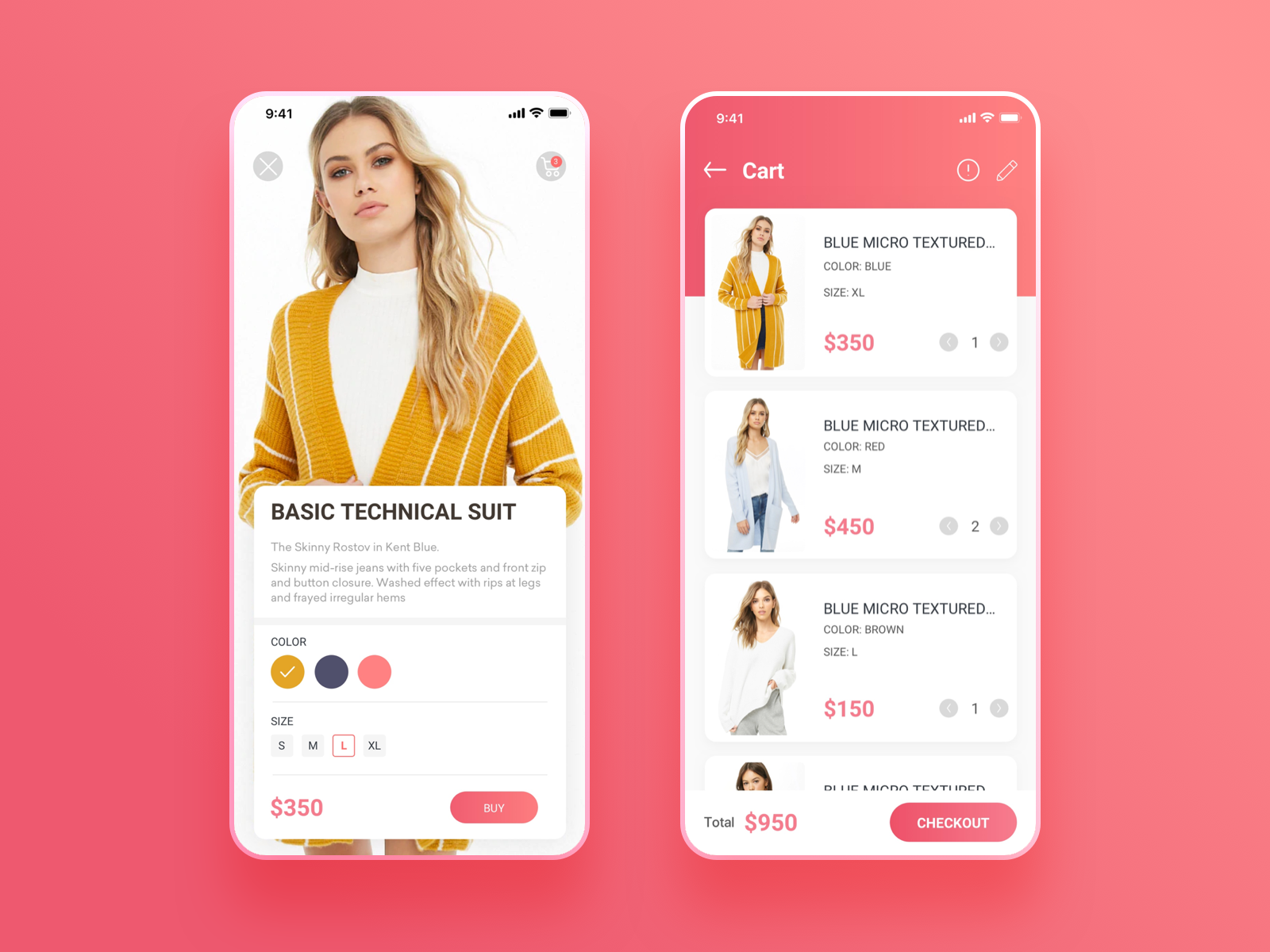 E Commerce app UI 2 by Mr.Chiang for Never Settle on Dribbble