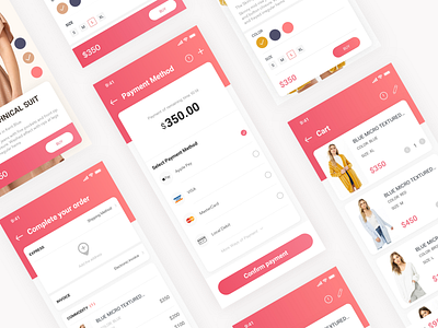 E-commerce app page