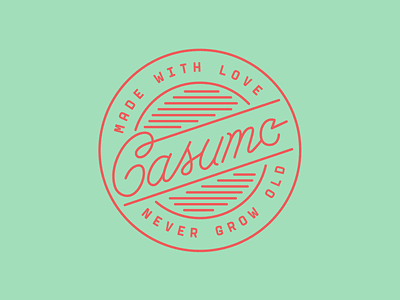 Casumo apparel brand casumo label nevergrowold print