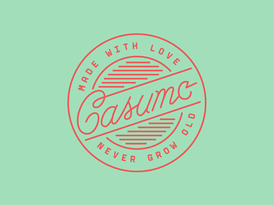 Casumo apparel brand casumo label nevergrowold print