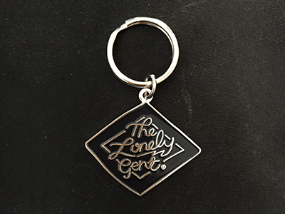 The Lonely Gent keychain branding keychain the lonely gent tlg